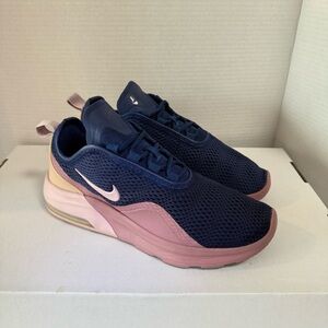 Nike Air Max Motion 2 Womens Blue Pink Ahletic Running Sneakers Sz 8